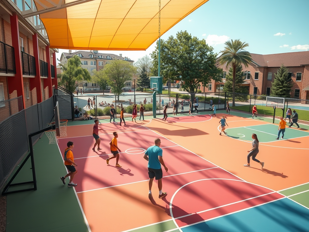 Commercial Sports Court